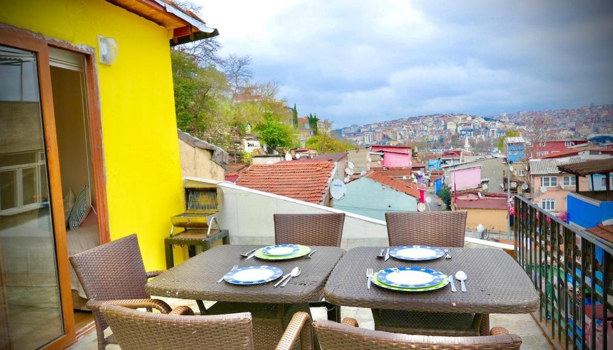 Stylish Triplex With Turkish Bath, Terrace, Central Location Istanbul Exterior foto